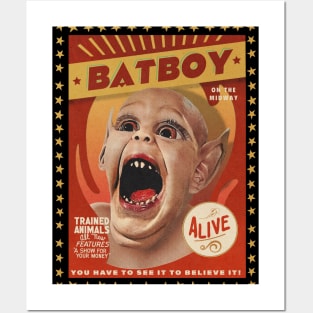 Batboy (Freak Show-style Poster) Posters and Art